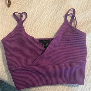 Forever 21 Plum Ribbed Bralette